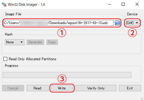 Win32 Disk Imager